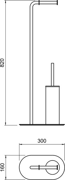Набор для туалета Aquatek Оберон AQ4231MB