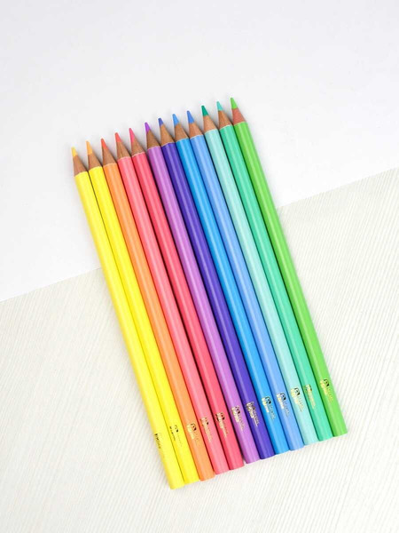 Набор цветных карандашей Феникс+ Пастель / 64101