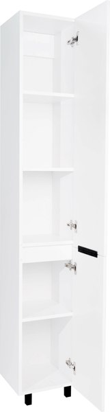 Шкаф-пенал для ванной Viant Берлин / VBER300BEL-PEN