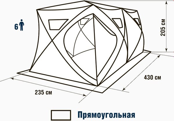 Палатка Higashi Double Pyramid Extreme / 06000
