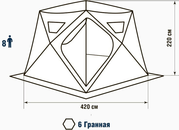 Палатка Higashi Yurta Extreme / 05999