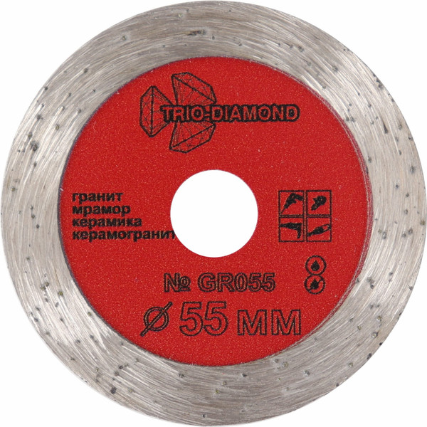Отрезной диск алмазный Trio Diamond 55x11.1мм / GR055