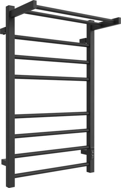 Полотенцесушитель электрический Двин Fs plaza neo 80/50 (черный матовый) - фото