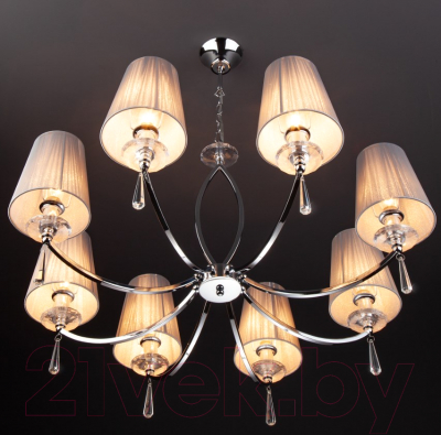Люстра Евросвет Valery 60079/8 (хром)