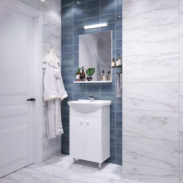 Комплект мебели для ванной Grossman Эко-60 / 106051-2