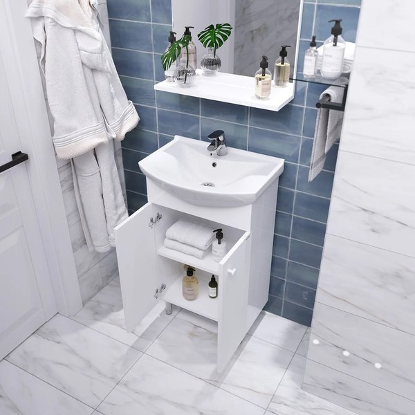 Комплект мебели для ванной Grossman Эко-60 / 106051-2