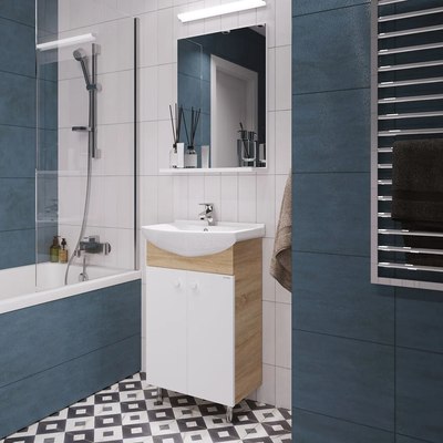 Комплект мебели для ванной Grossman Эко-60 / 106052-2