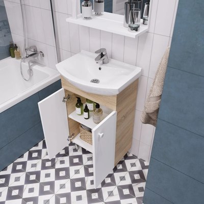 Комплект мебели для ванной Grossman Эко-60 / 106052-2