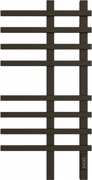 Полотенцесушитель электрический Двин LX plaza neo 80/50 (Черный матовый) - фото