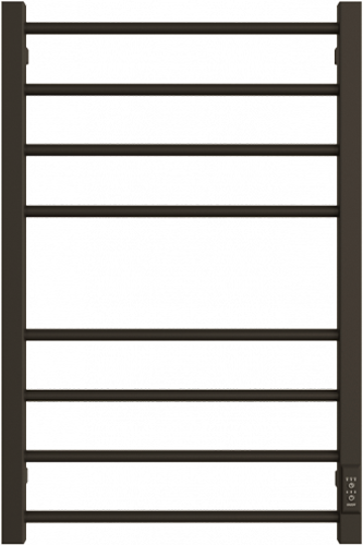 Полотенцесушитель электрический Двин S plaza neo 80/50 (черный матовый) - фото