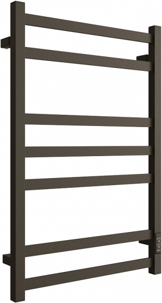 Полотенцесушитель электрический Двин V plaza neo 80/50 (черный матовый) - фото