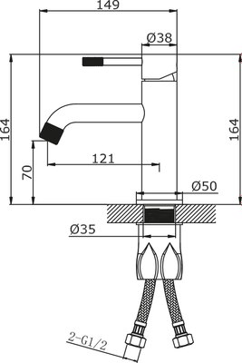 Смеситель Vieir V402511