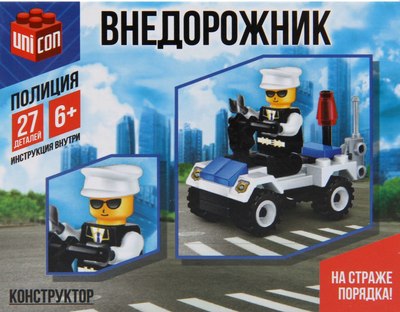 Конструктор Unicon Полиция. Внедорожник 20001 / 1426834 - фото