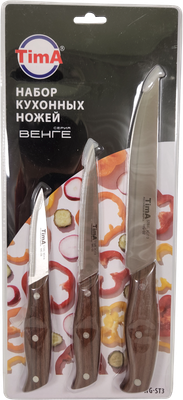 Набор ножей TimA Венге WG-ST3 - фото