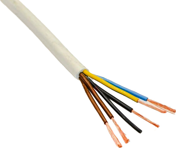 Провод силовой Автопровод ПВС-Т 4x1.0+1x1.0