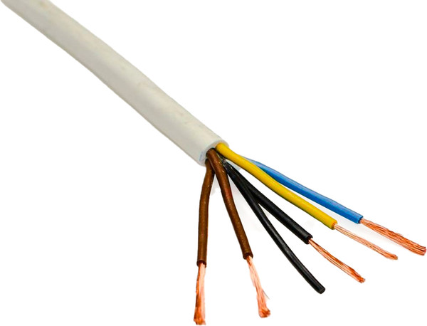 Провод силовой Автопровод ПВС-Т 4x1.0+1x1.0