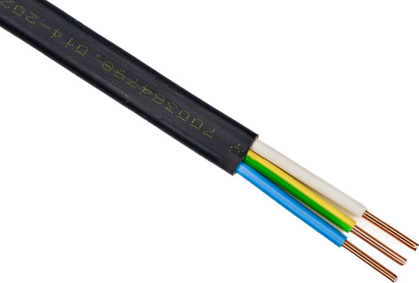 Кабель силовой Автопровод ВВГ- Пнг(А)-LS 3x6 - 0.66 - фото