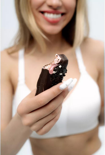 Набор протеиновых батончиков BootyBar Crunch Клубника со сливками