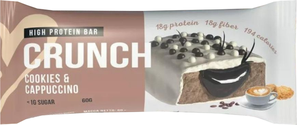 Набор протеиновых батончиков BootyBar Crunch Печенье с капучино - фото