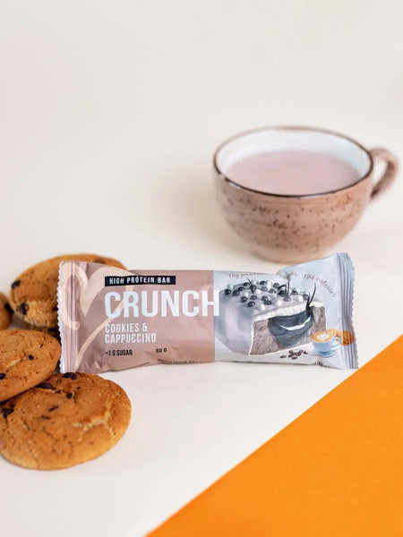 Набор протеиновых батончиков BootyBar Crunch Печенье с капучино