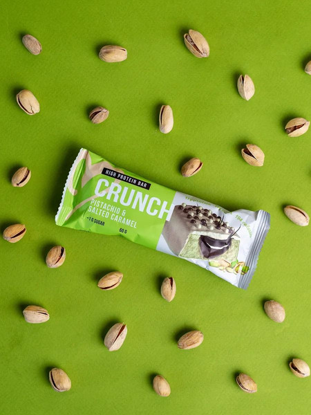 Набор протеиновых батончиков BootyBar Crunch Фисташка & Соленая карамель