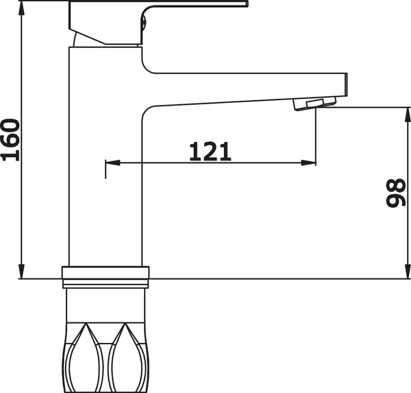 Смеситель Vieir V393511С