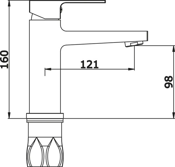 Смеситель Vieir V393511G