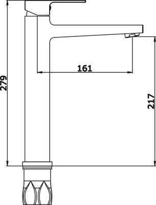 Смеситель Vieir V393512С