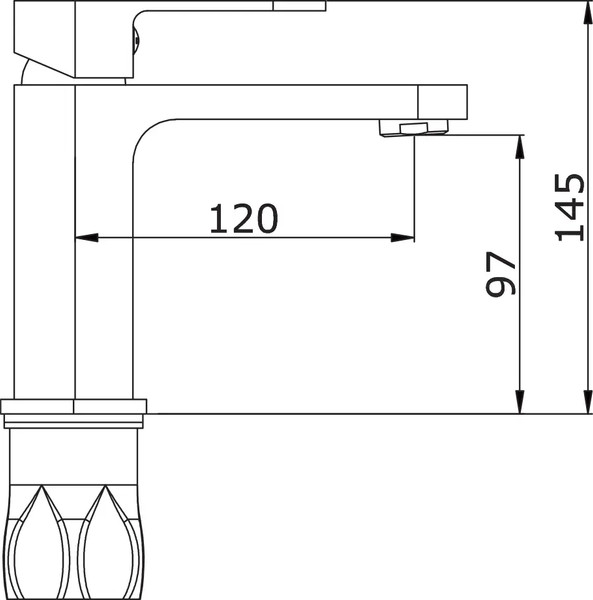 Смеситель Vieir V283511G