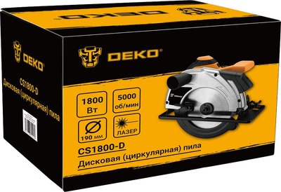 Дисковая пила Deko CS1800-D / 083-1101