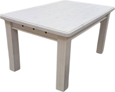 Обеденный стол ФанДОК Викинг 20 200x78x100 / Ф-181.20 (белый воск) - фото