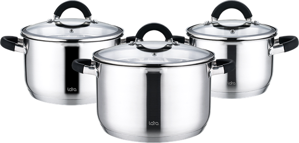 Набор кастрюль Lara Ника LR02-129 - фото