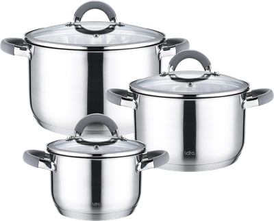 Набор кастрюль Lara Калипсо LR02-130 - фото
