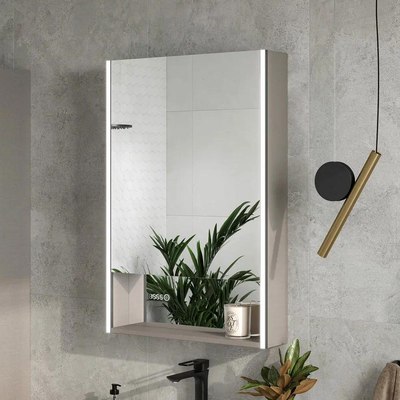 Шкаф с зеркалом для ванной EQUIL Ferro LED 60