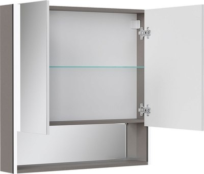 Шкаф с зеркалом для ванной EQUIL Smile LED 80