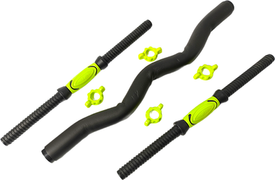 Гриф для гантели Ametist с W-образным грифом 40см 25мм - фото