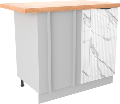 Шкаф-стол кухонный ДСВ Угловой Монца СУ 1000 - фото