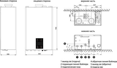 Газовый котел Thermex Blaze FH24