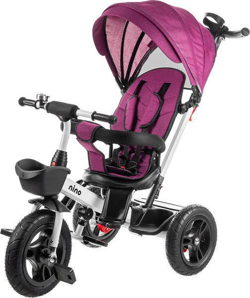 Трехколесный велосипед с ручкой NINO 6688 - фото