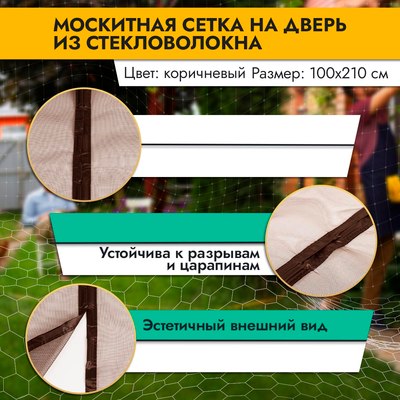 Москитная сетка на дверь Rosenberg R-400037
