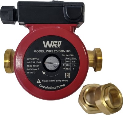 Циркуляционный насос Wellmix WRS 25/80 B / 17109979