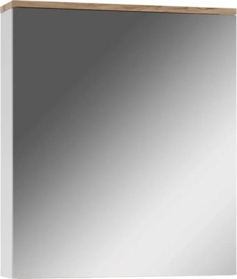 Шкаф с зеркалом для ванной Домино Fortuna 60 / DF3108HZ - фото