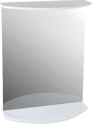 Шкаф с зеркалом для ванной Домино Лидер 55 / DLr0002HZ - фото