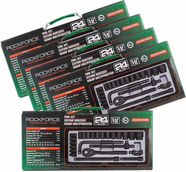 Универсальный набор инструментов RockForce RF-4245B-5MPB - фото