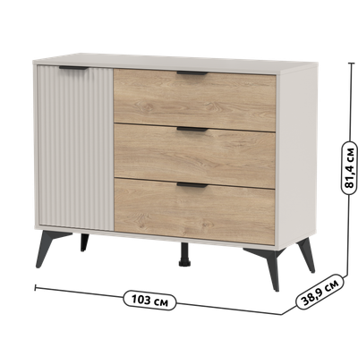 Тумба Anrex Asti 1D3S