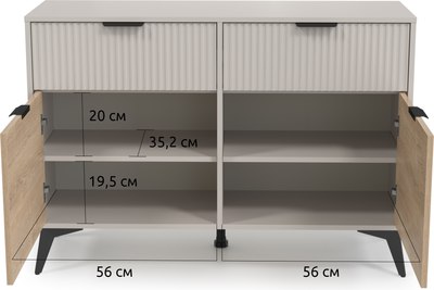 Тумба Anrex Asti 2D2S