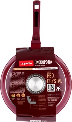 Сковорода Appetite Red Crystal RC2261