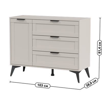 Тумба Anrex Mone 1D3S