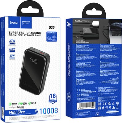 Портативное зарядное устройство Hoco Q30 10000mAh