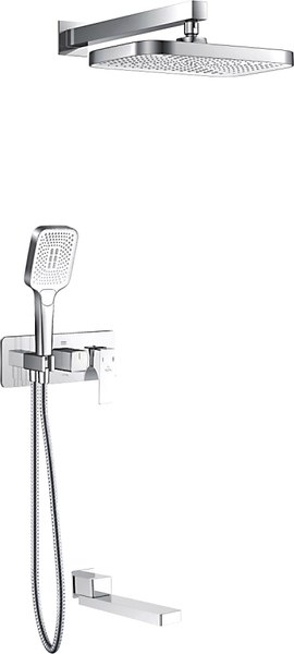 Душевая система со смесителем Rose R1035 - фото